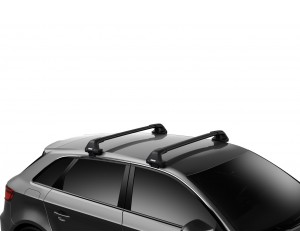 Багажник на гладкую крышу Thule Edge Wingbar Black для Audi A1/S1 (mkI)(5-дв.) 2012-2018 (TH 7214B-7214B-7205-5024)